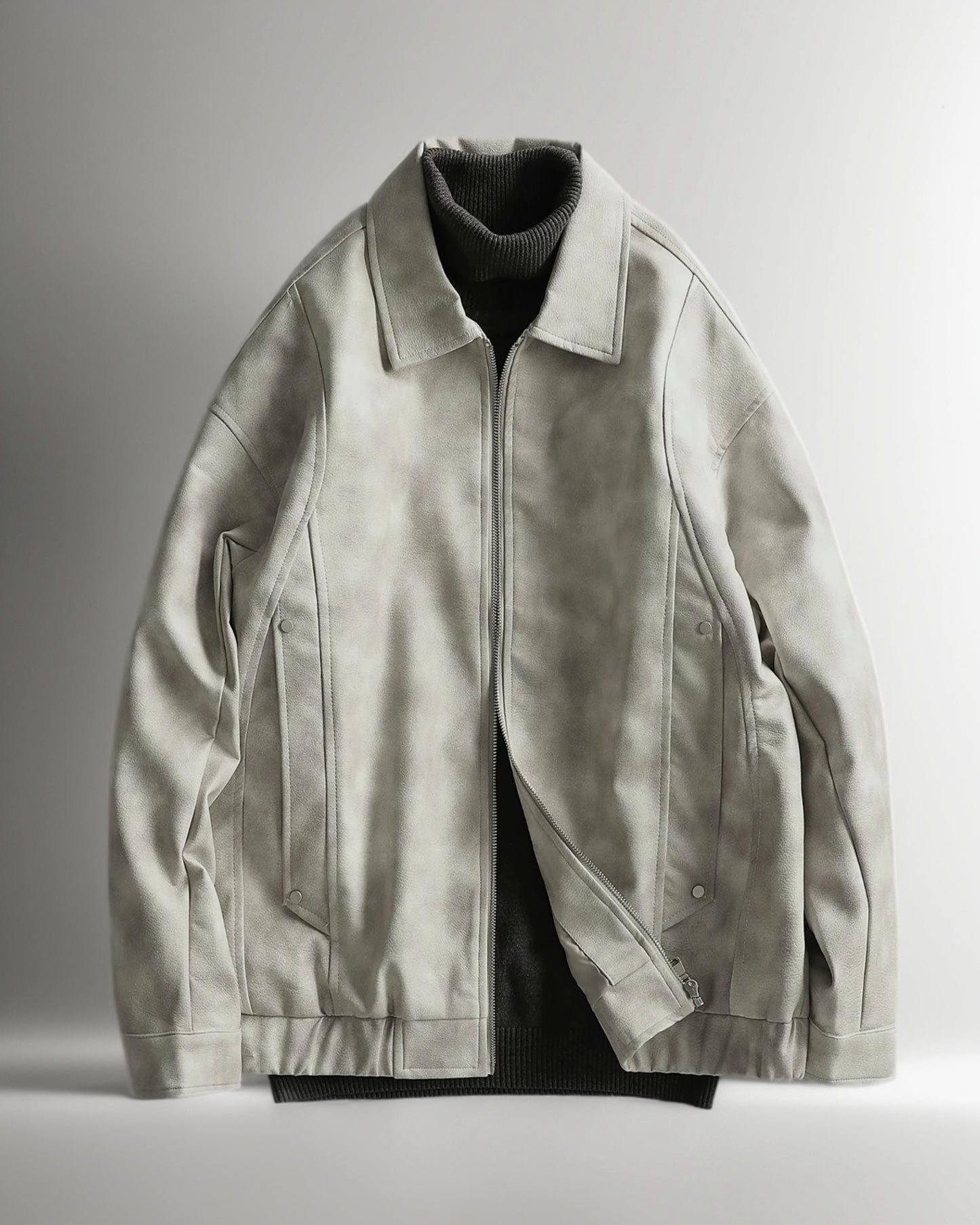 【水洗暈染皮外,韓系休閒款】257