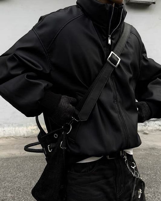 【立領羽絨皮外套，美式機車款】278