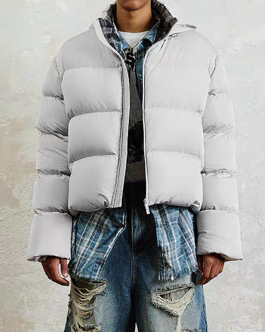 【闊版美式羽絨外套，百搭款】277