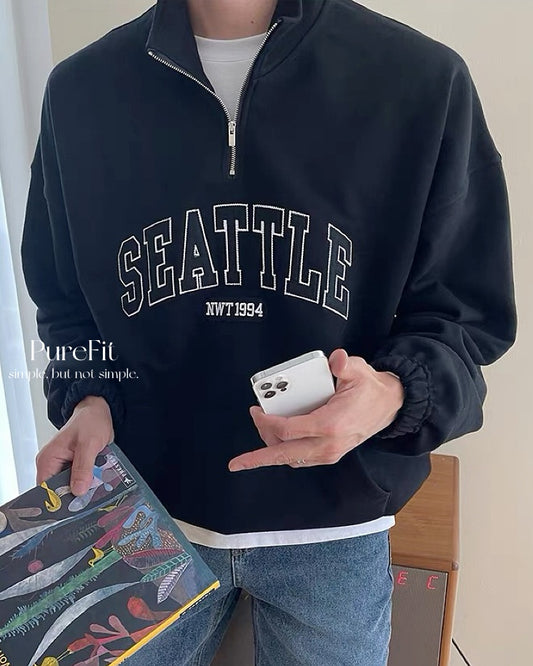 【立領韓系大學T，百搭經典款】295