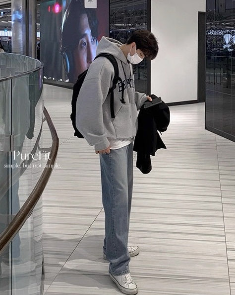 【韓系重磅連帽T，大學T款】294