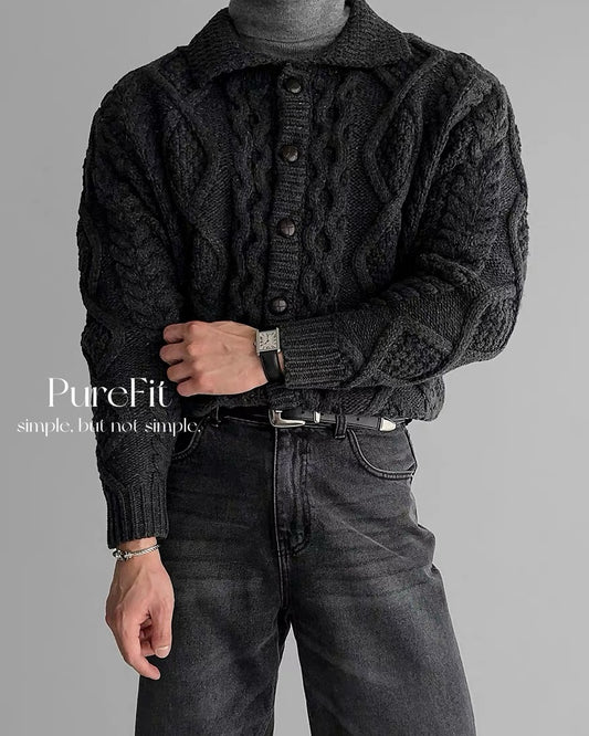 【立體麻花罩衫，經典個性款】284