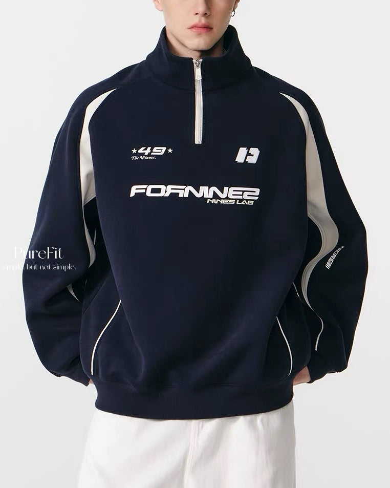 【街頭立領大學T，美系個性款】308