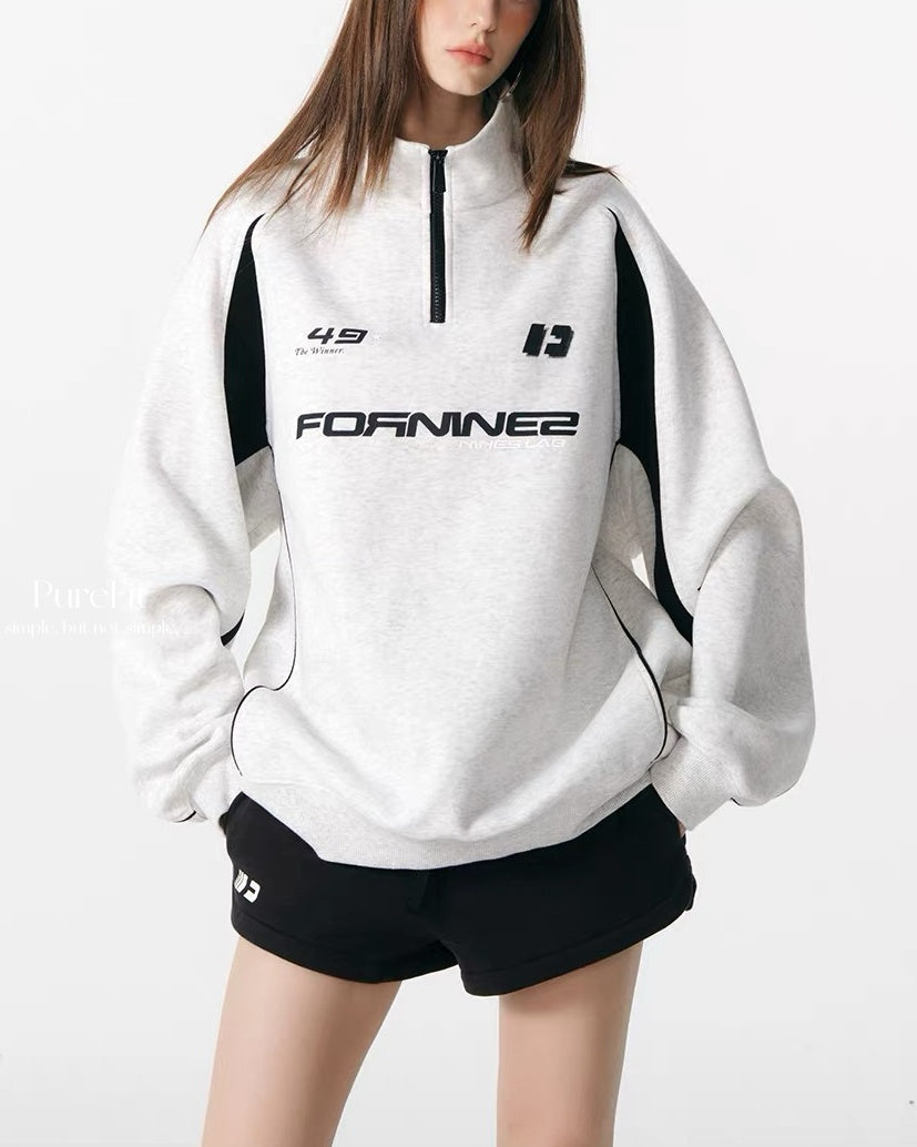 【街頭立領大學T，美系個性款】308