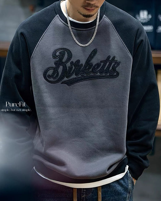 【美式街頭大學T，休閒百搭款】303