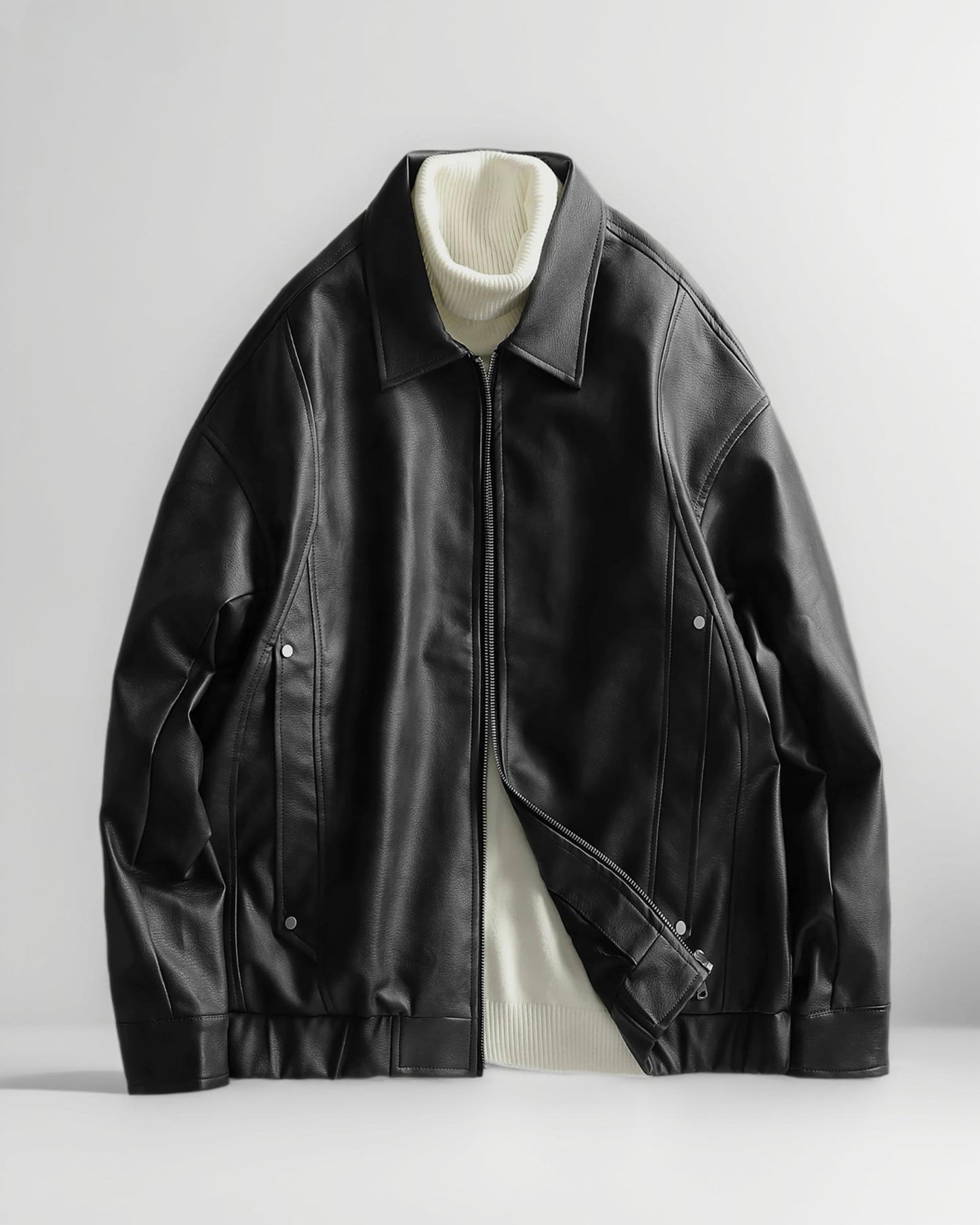 【水洗暈染皮外，韓系休閒款】257