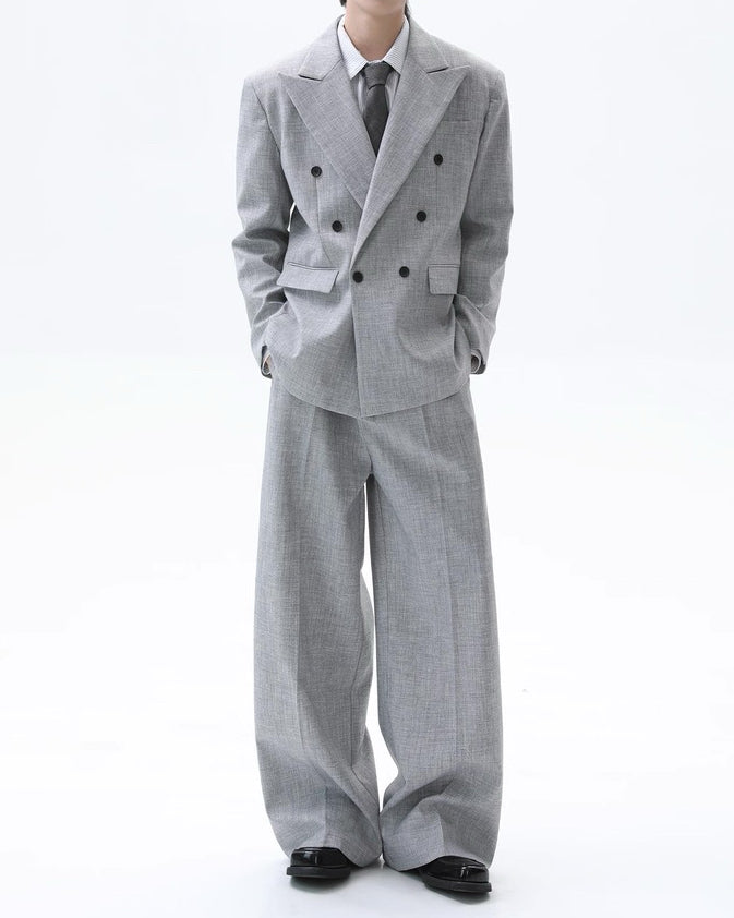 【V領雙排西裝套裝，設計款】272