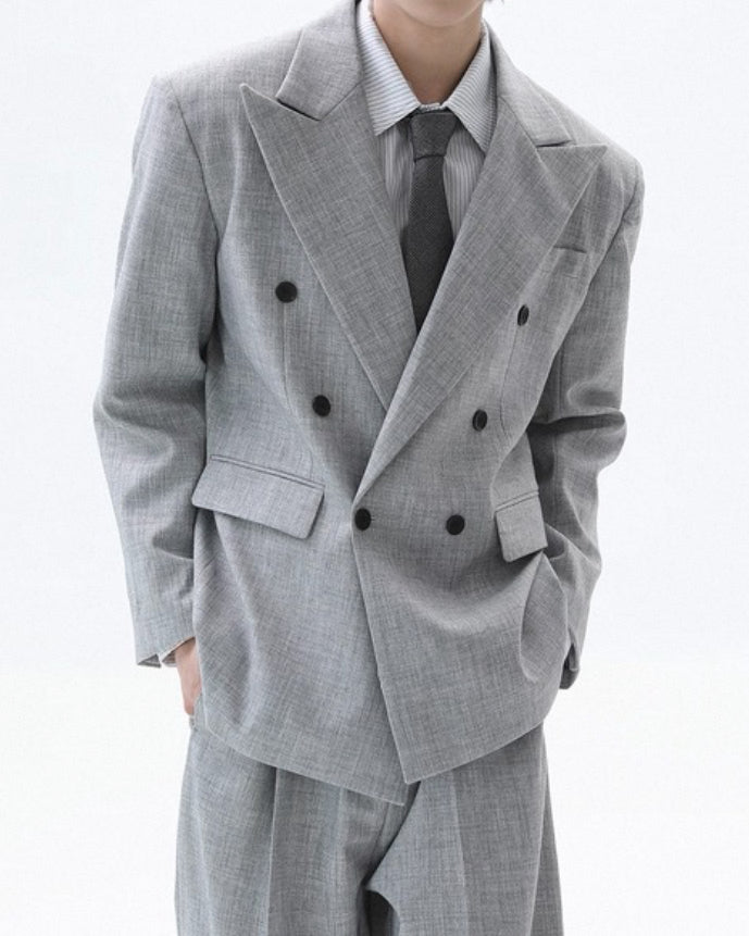 【V領雙排西裝套裝，設計款】272