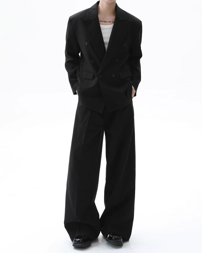 【V領雙排西裝套裝，設計款】272