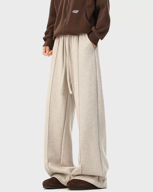 【重磅細紋棉褲，韓系休閒風】233P