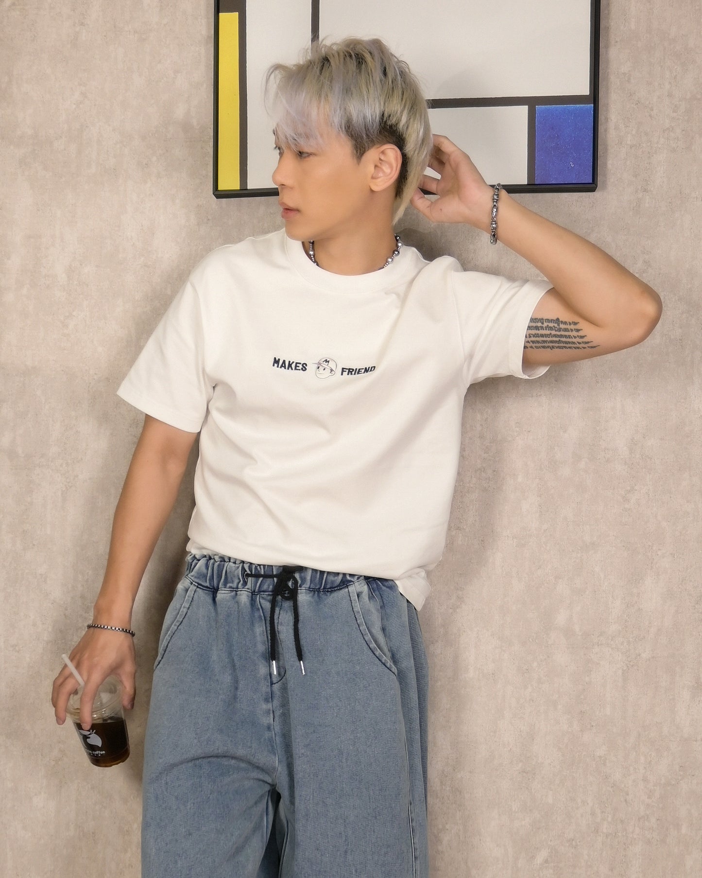 【立體硬標工藝，簡約百搭T】189