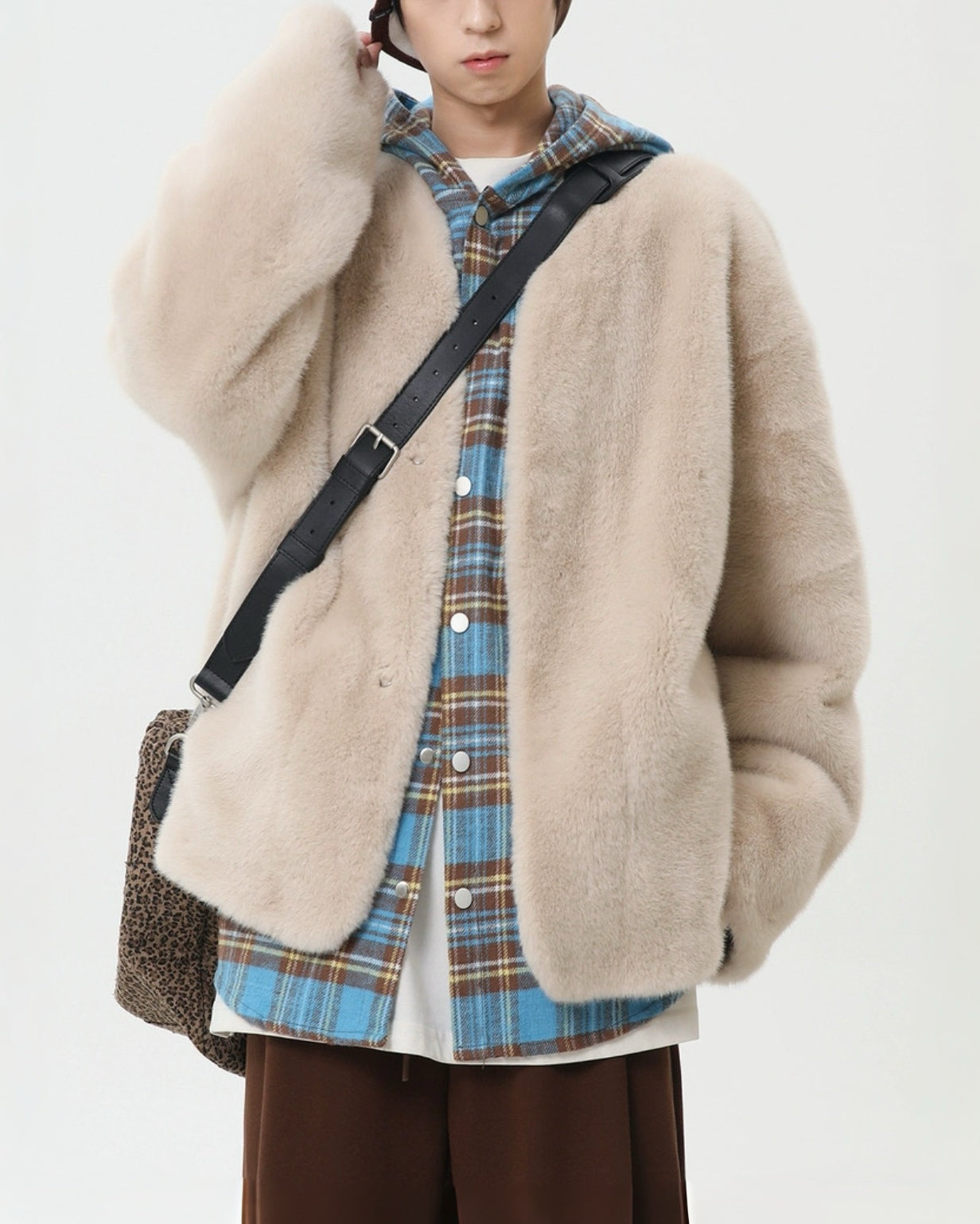 【仿水貂絨外套，老錢冬季款】251