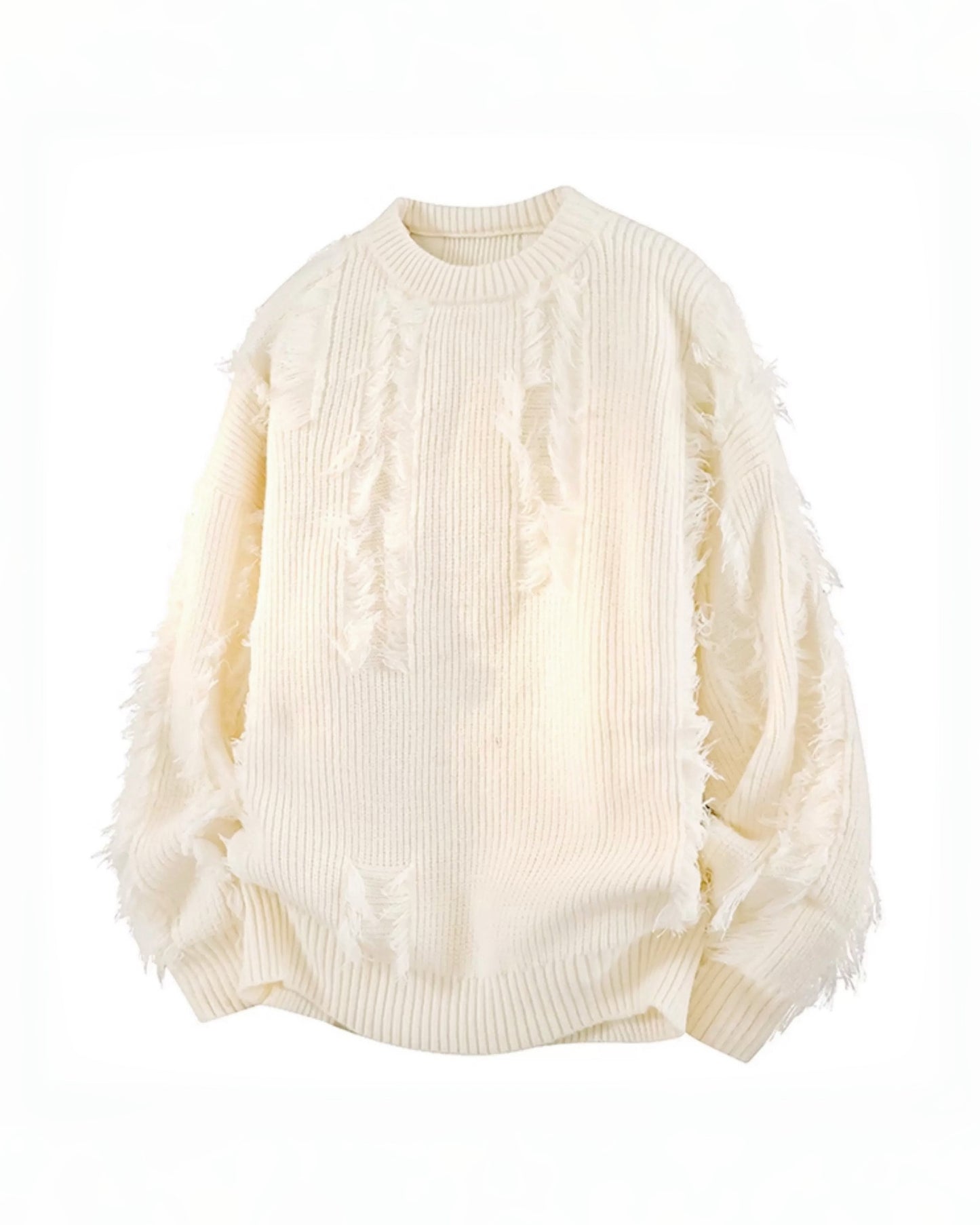 【流蘇破壞毛衣，慵懶休閒款】224