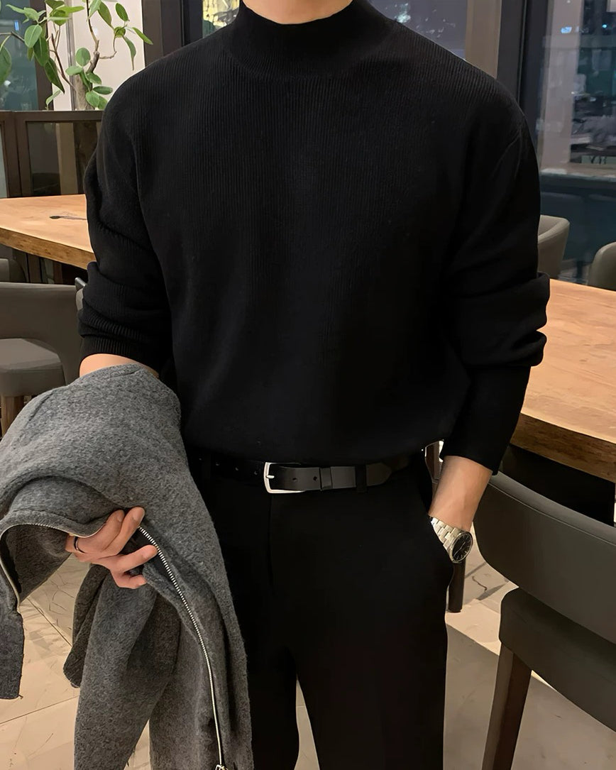 【半高領素毛衣，韓系百搭款】230