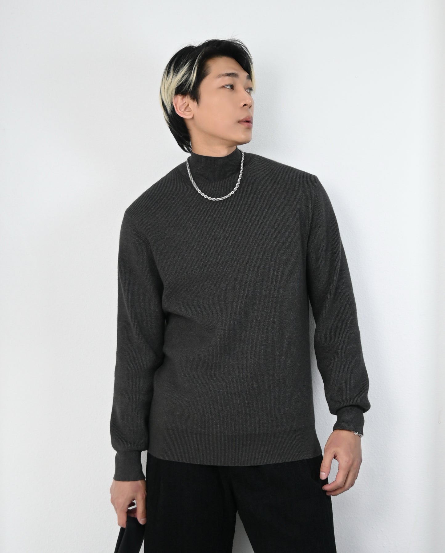 【半高領素毛衣，韓系百搭款】230