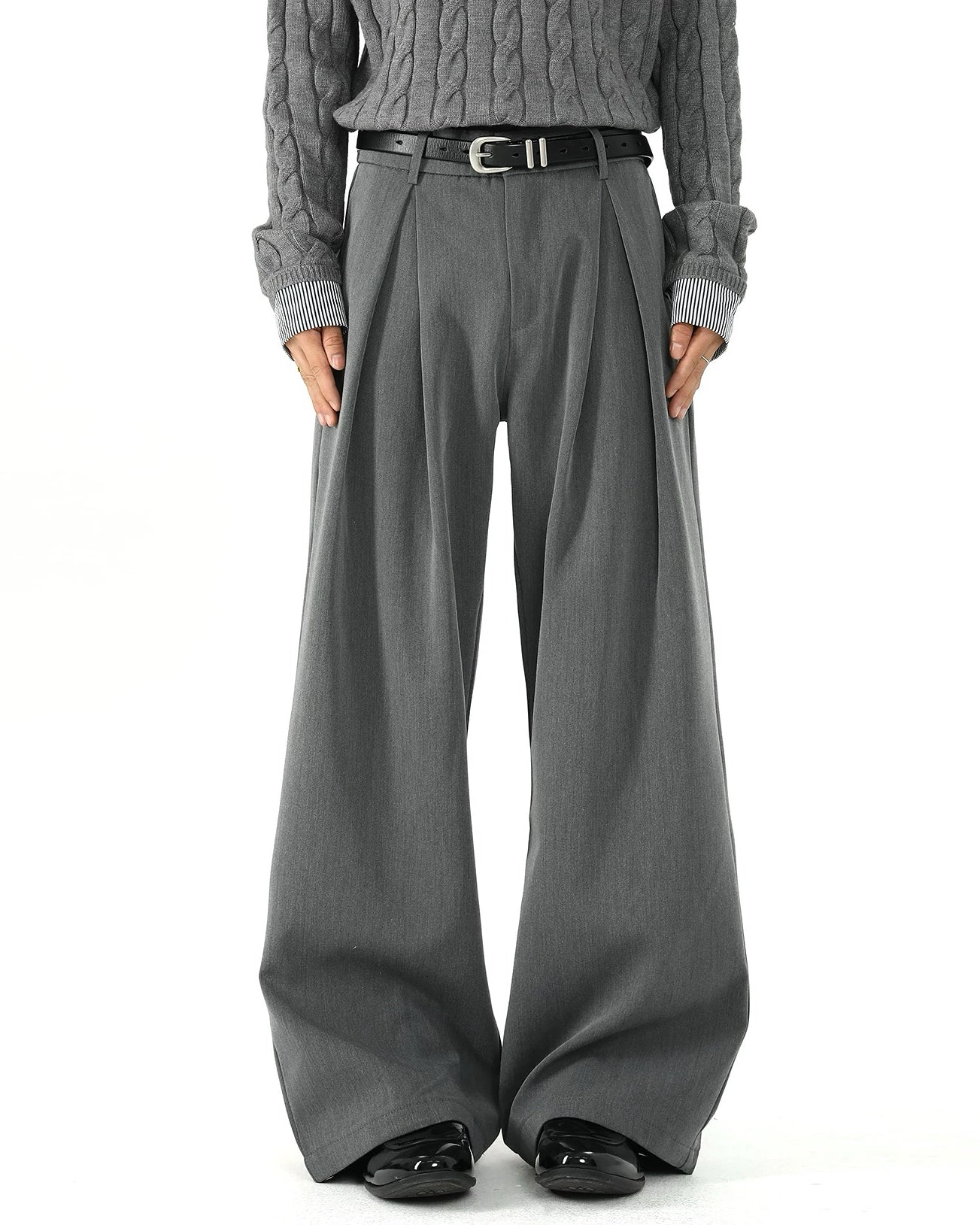 【A字打摺西褲，彎刀休閒款】238P