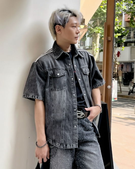 【復古水洗工藝，百搭單寧襯】【預購】191